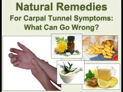 Natural treatment for carpal tunnel syndrome