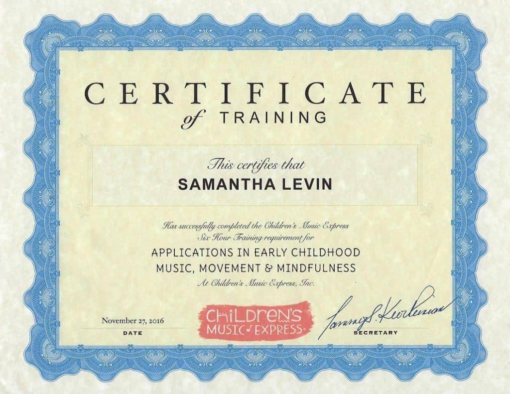 Samantha Levin - Certified Yoga Instructor for Children
