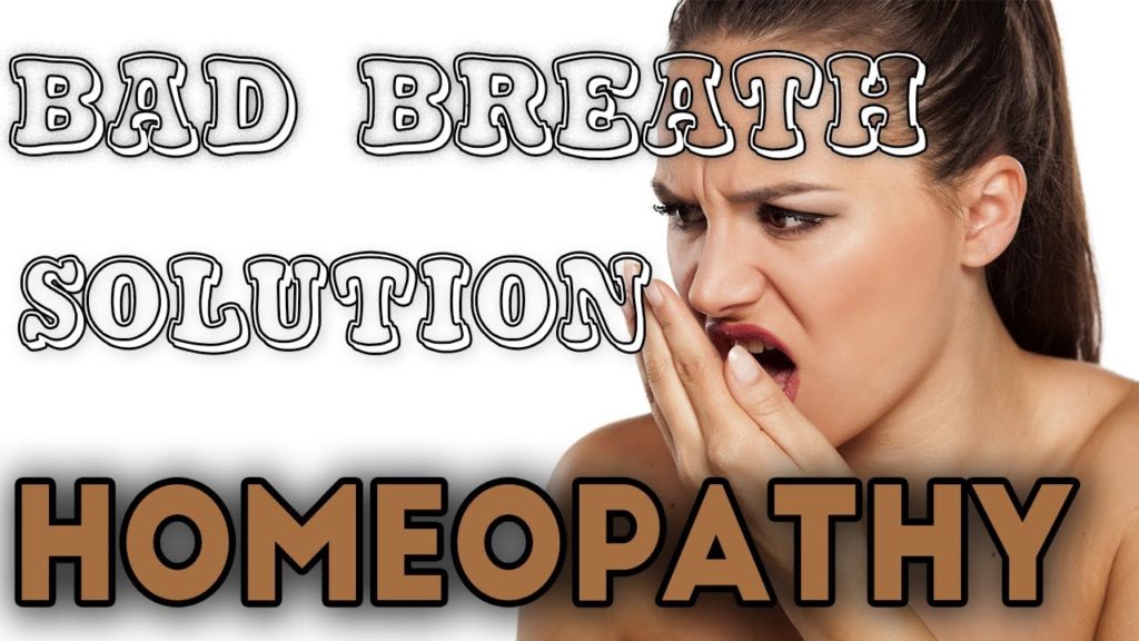 homeopathic treatment for bad breath