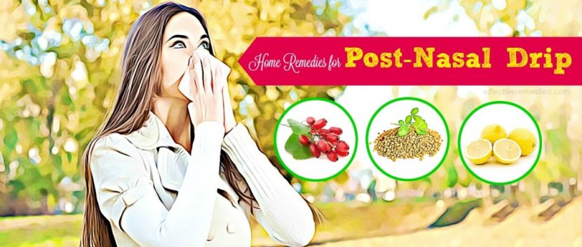 post nasal drip remedies