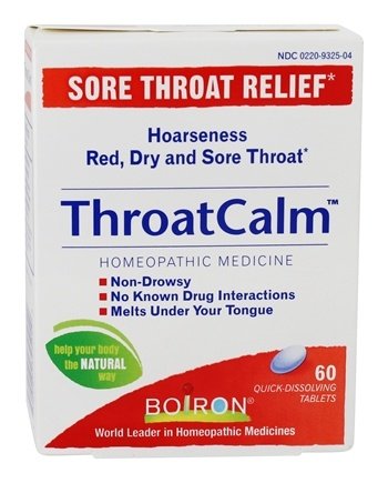 Homeopathic remedies for sore throat