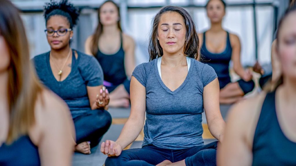 Breathing exercises for anxiety came from yoga