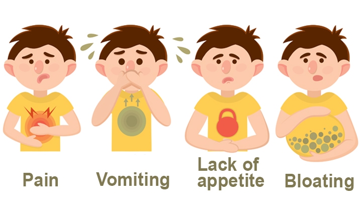 Digestive problems as a result of intermittent diet 