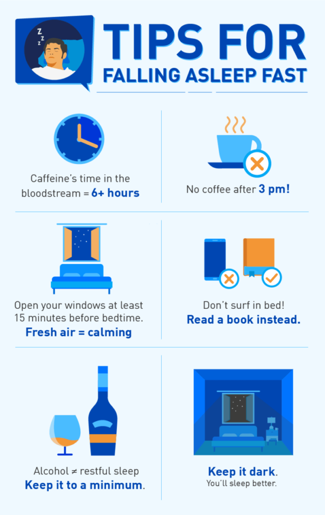 Tips on how to fall asleep