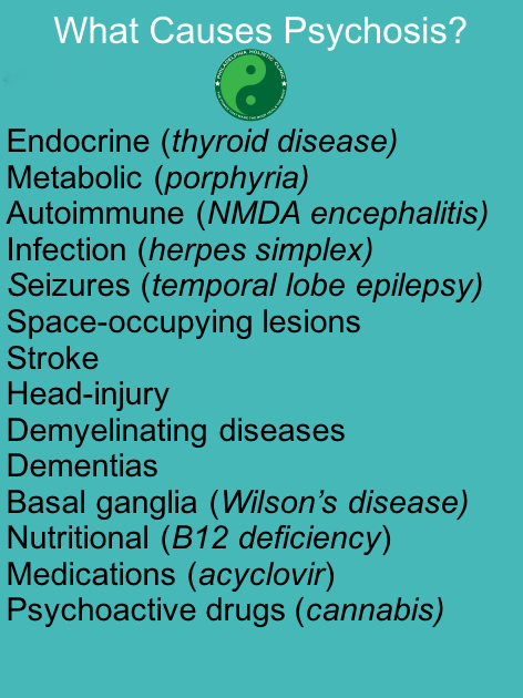 Psychosis causes