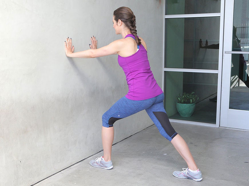 Calf stretching