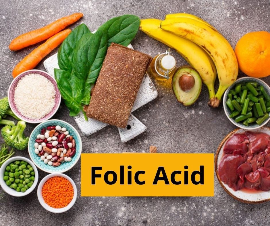 Food rich in folic acid