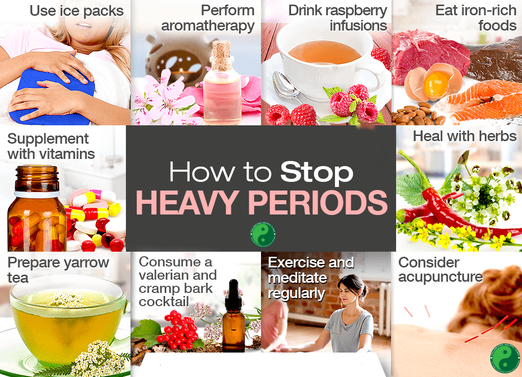 How to stop heavy periods