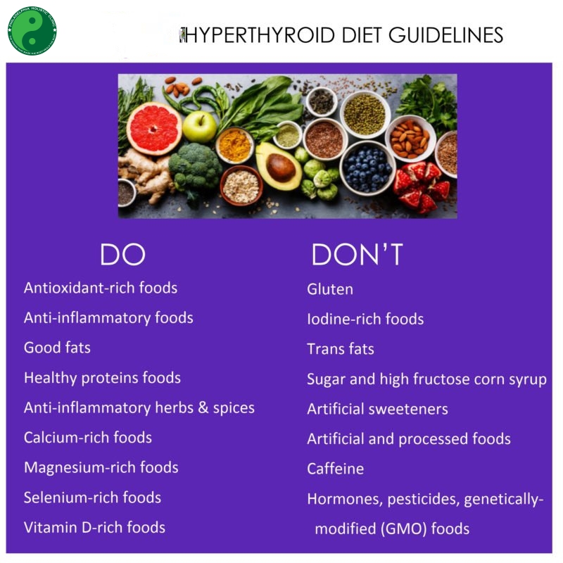 Diet is a part of every treatment for hyperthyroidism