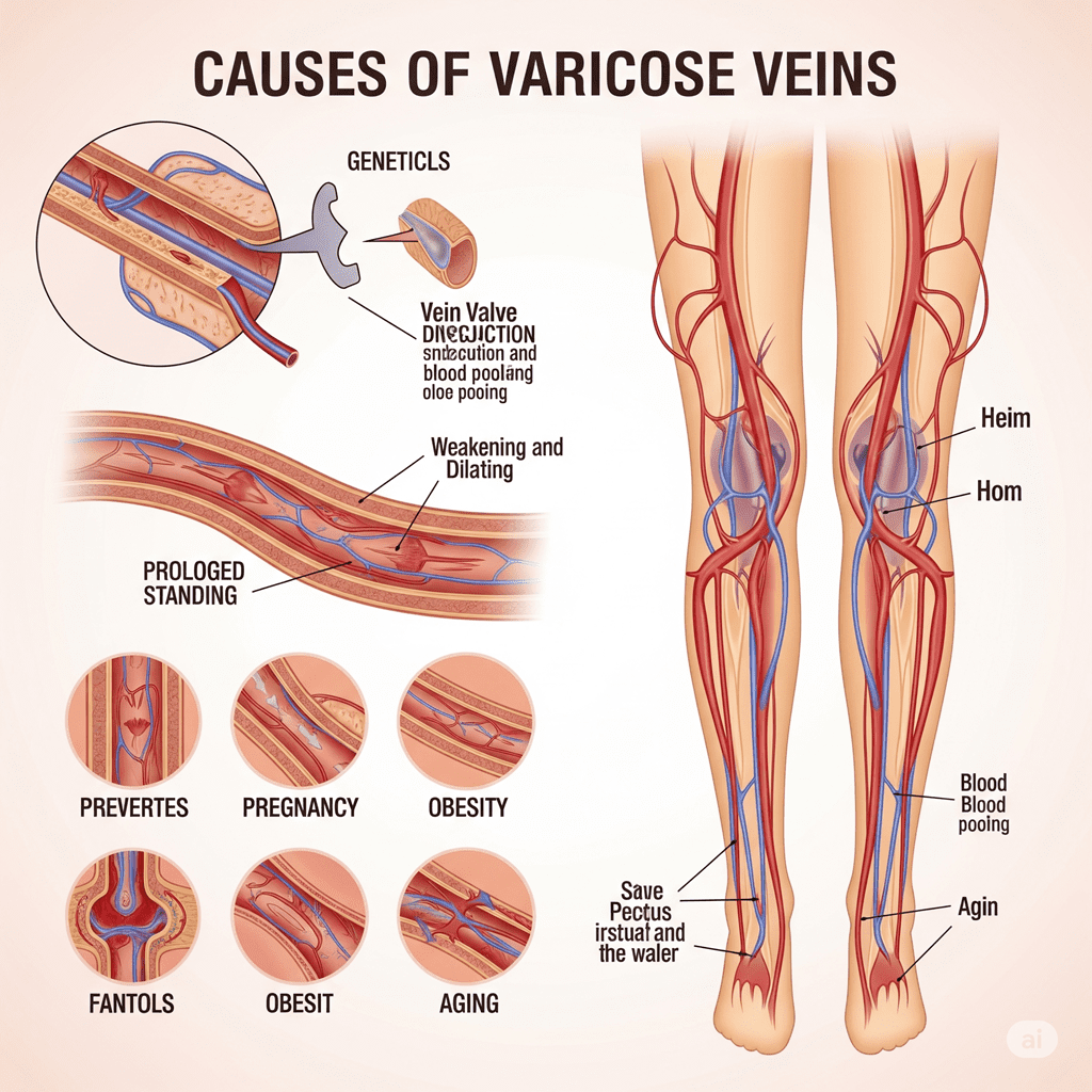 causes of chronic venous insufficiency (cvi)