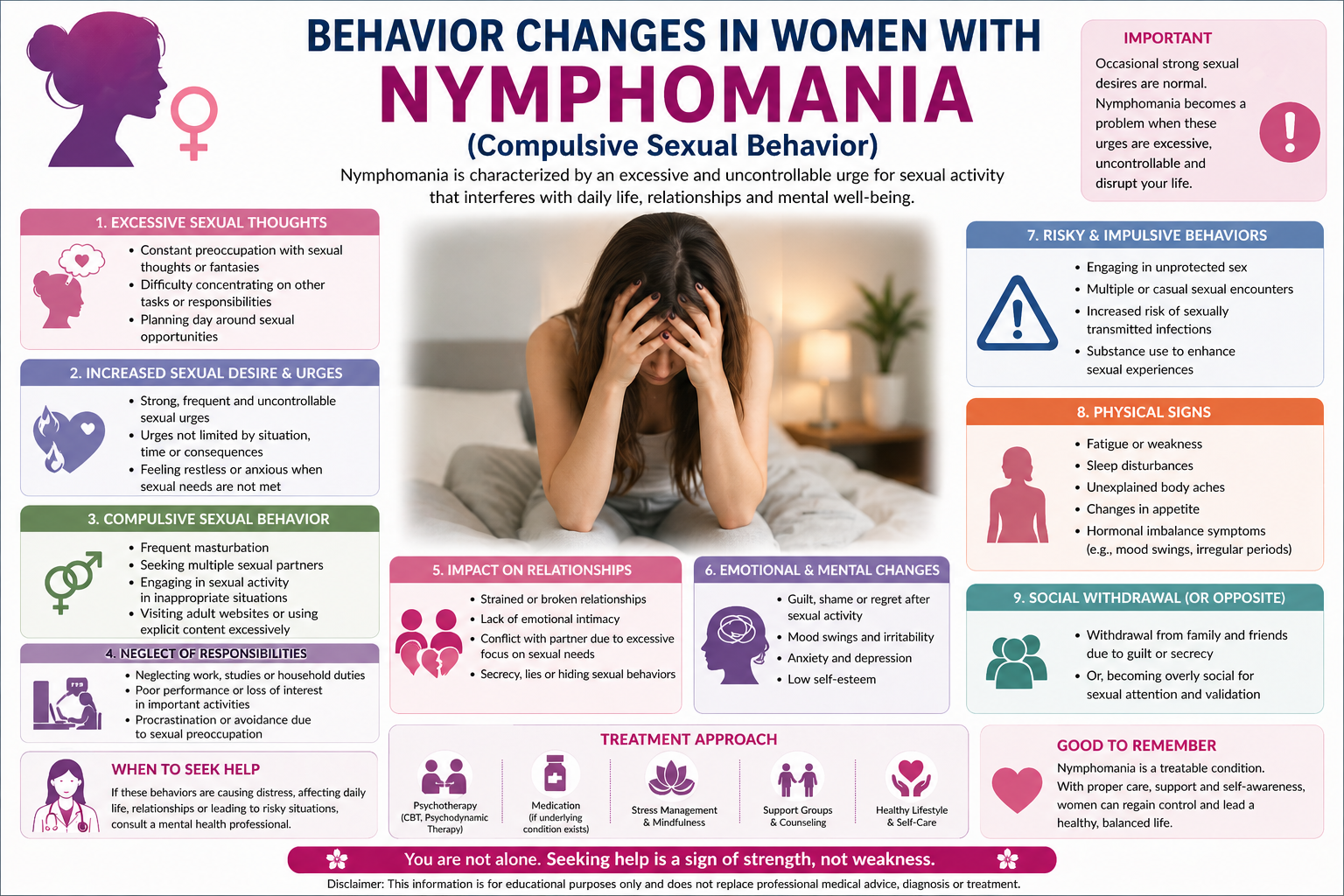 Behavior Changes in Women with Nymphomania