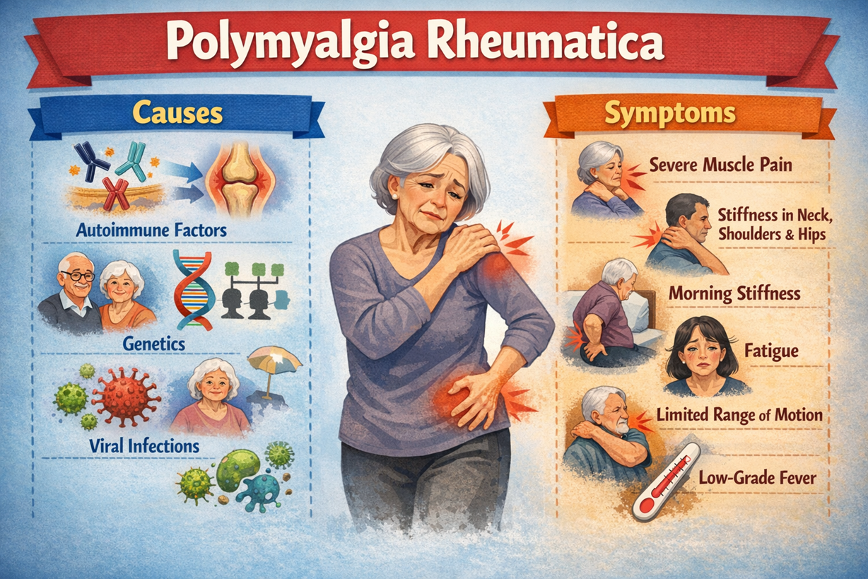 Polymyalgia Rheumatica Causes and Symptoms