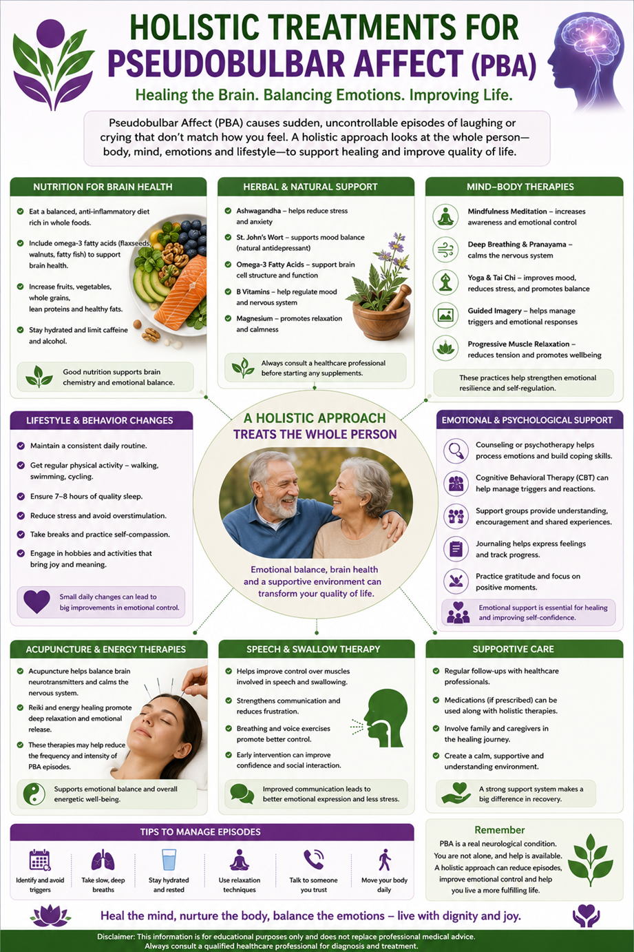 Holistic Treatments for Pseudobulbar Affect