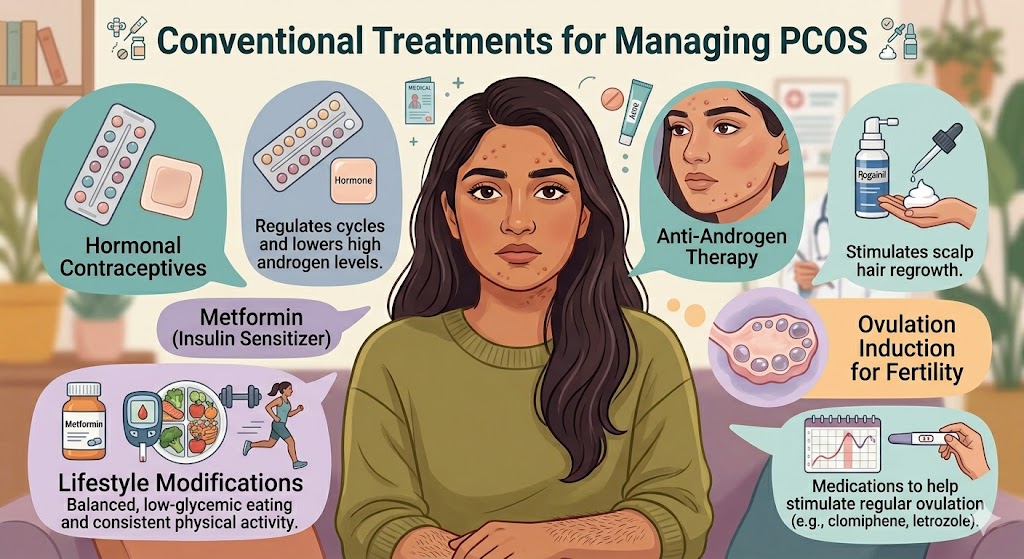 Conventional Treatments for PCOS