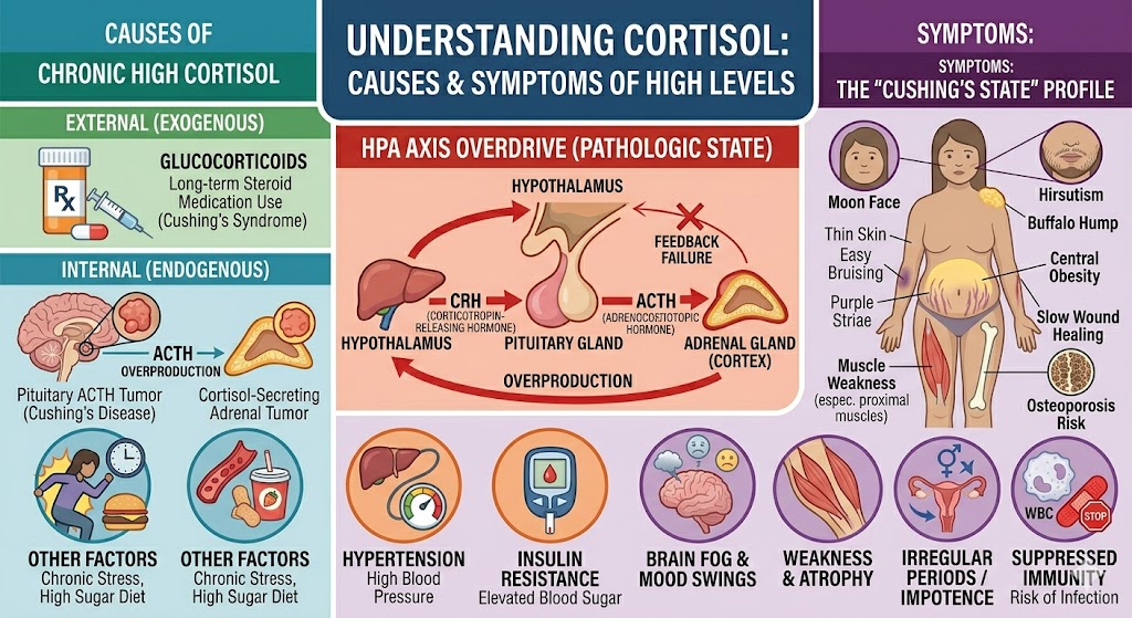 High level of Cortisol