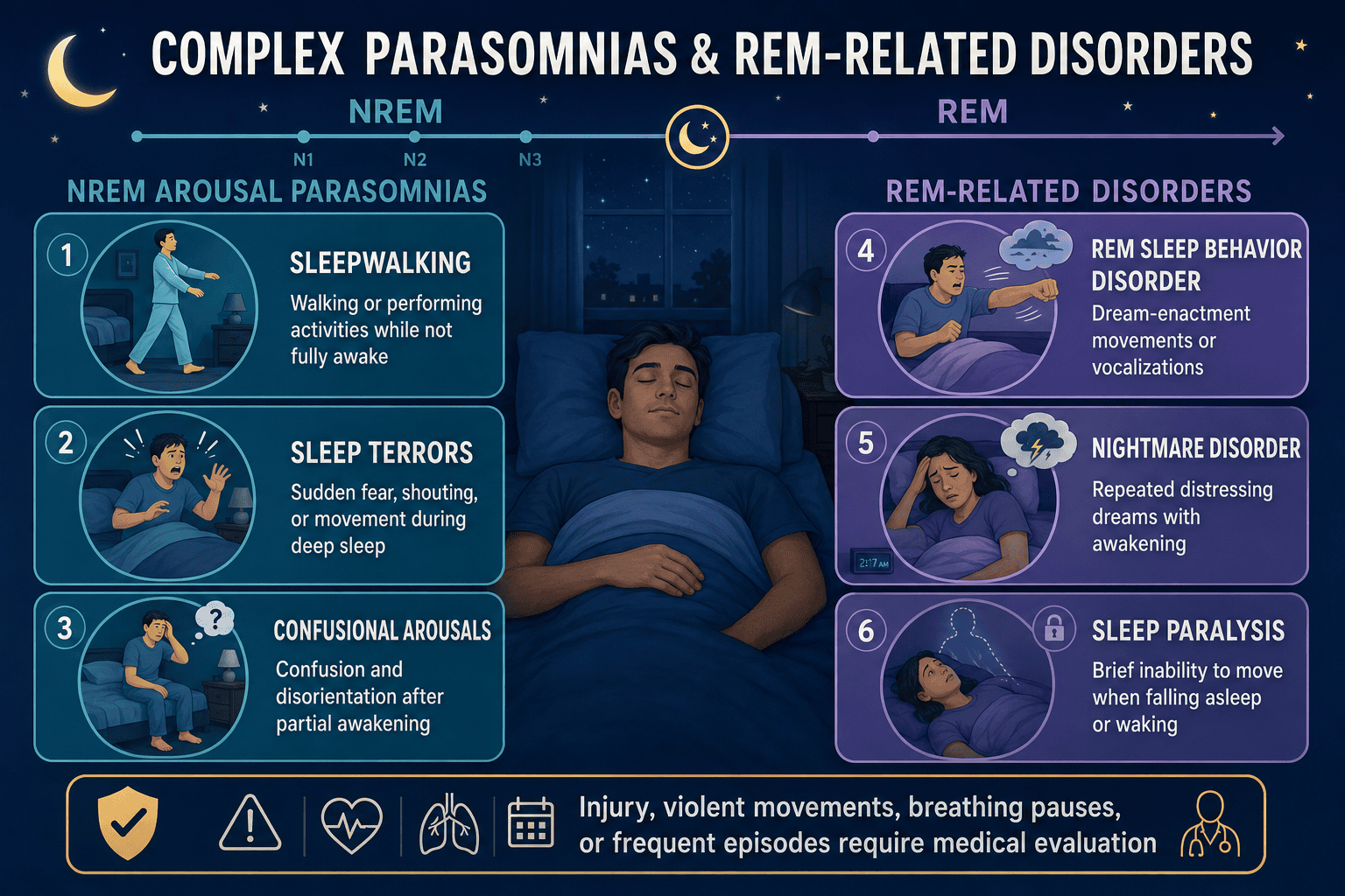 Complex Parasomnias & REM-Related Disorders