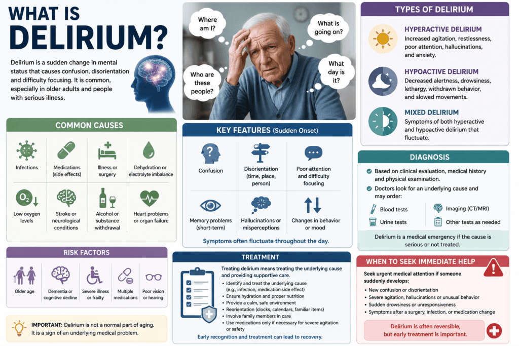 What is delirium