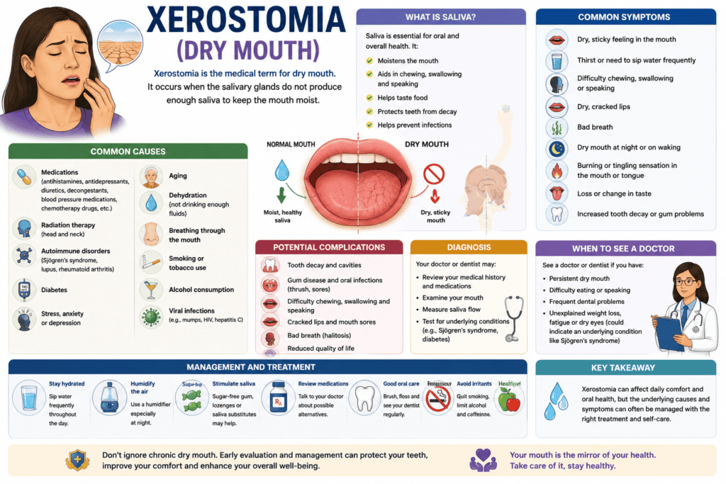 Dry mouht xerostomia