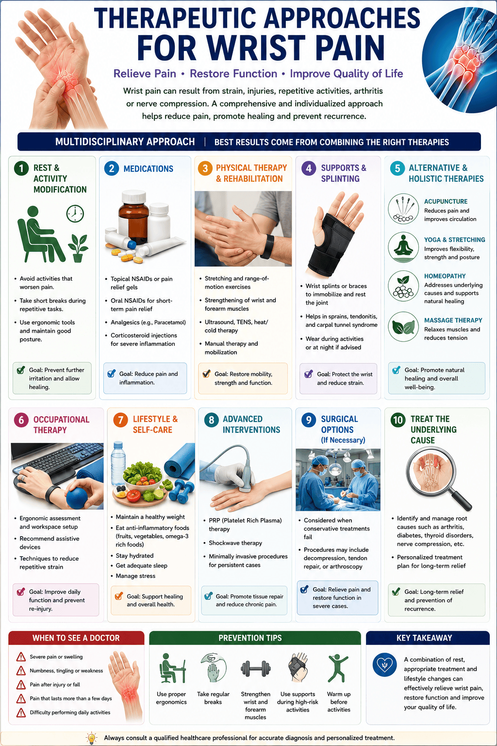 Therapeutic Approaches to Wrist pain