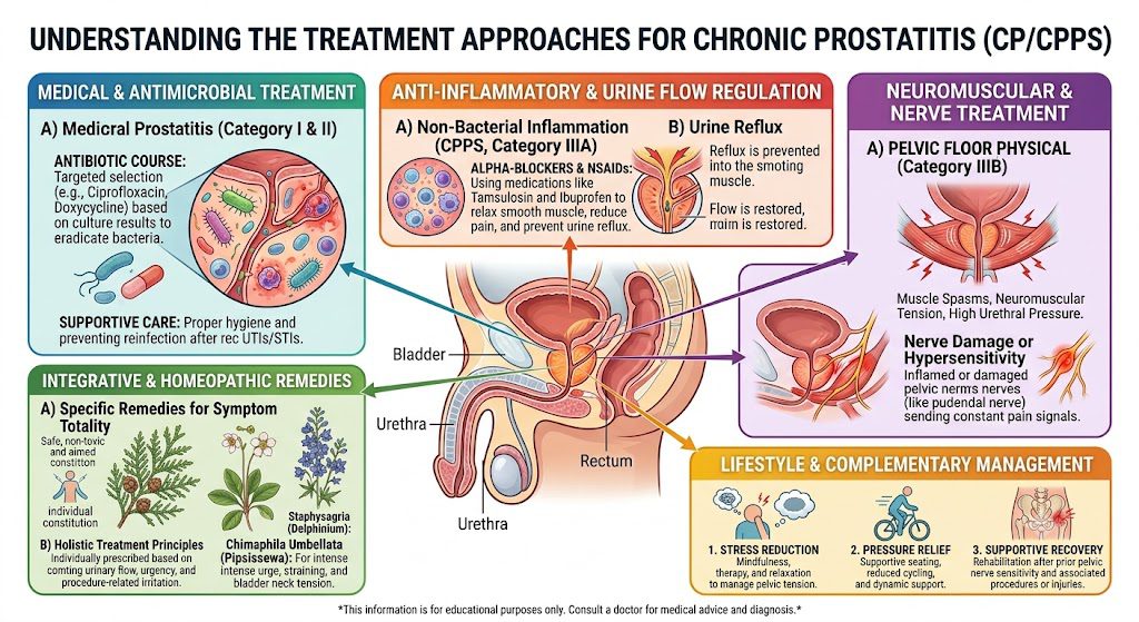 Treatements for chronic prostatitis