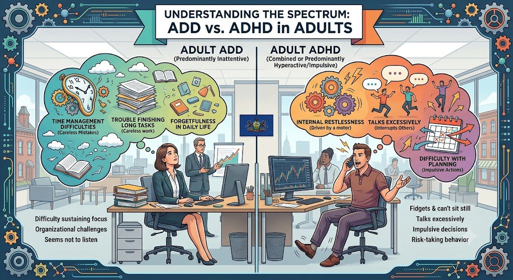 ADD vs ADHD