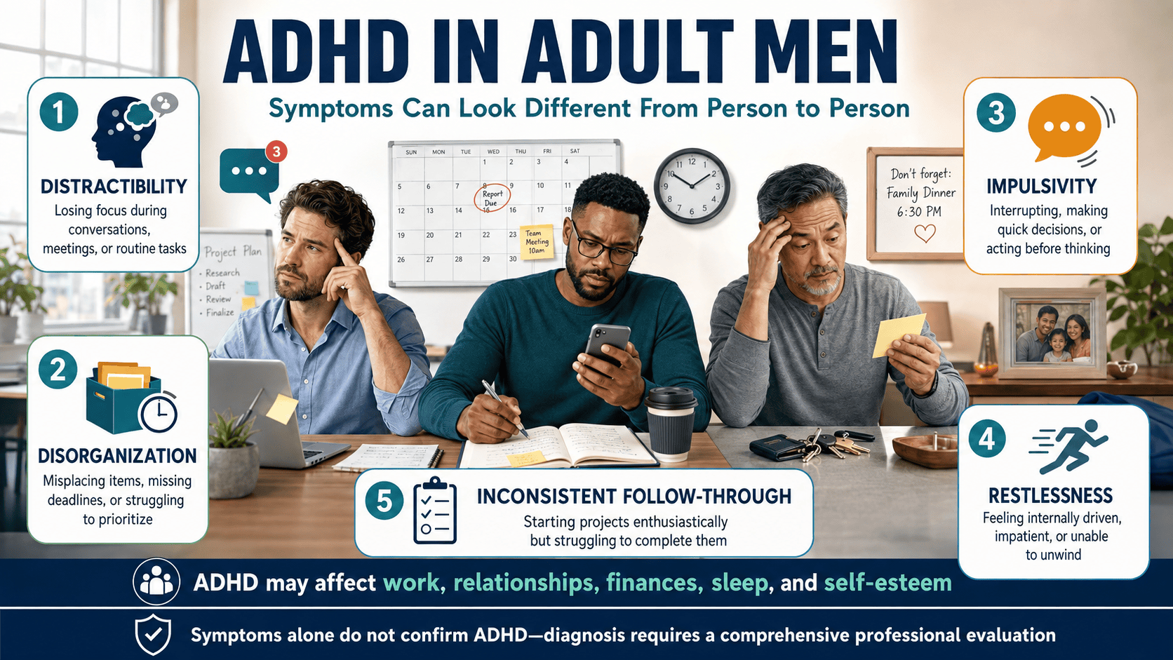 ADHD in adult men