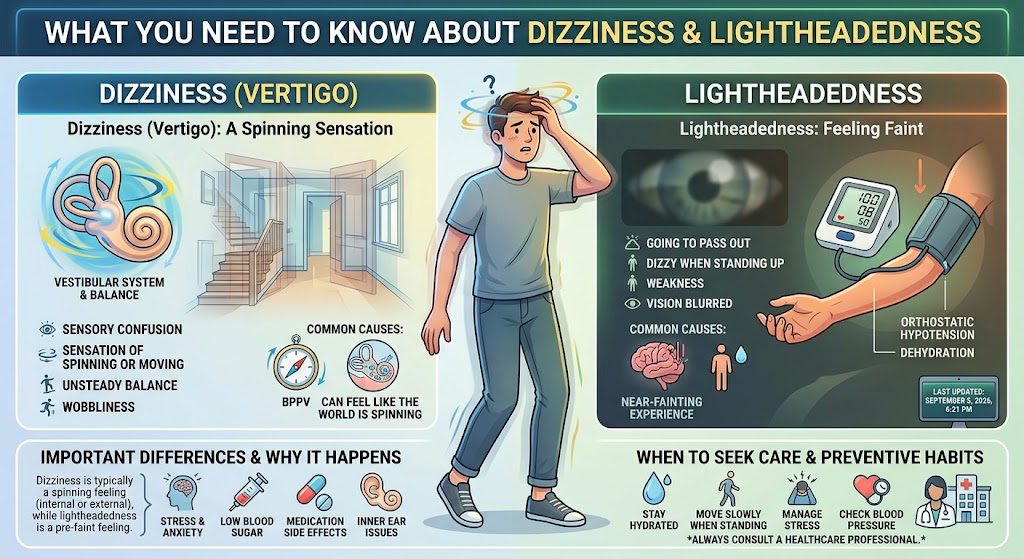 dizziness and lightheadedness