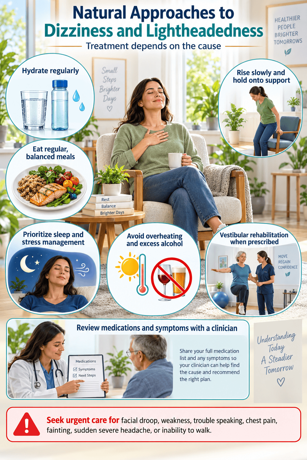 Natural approach to dizziness