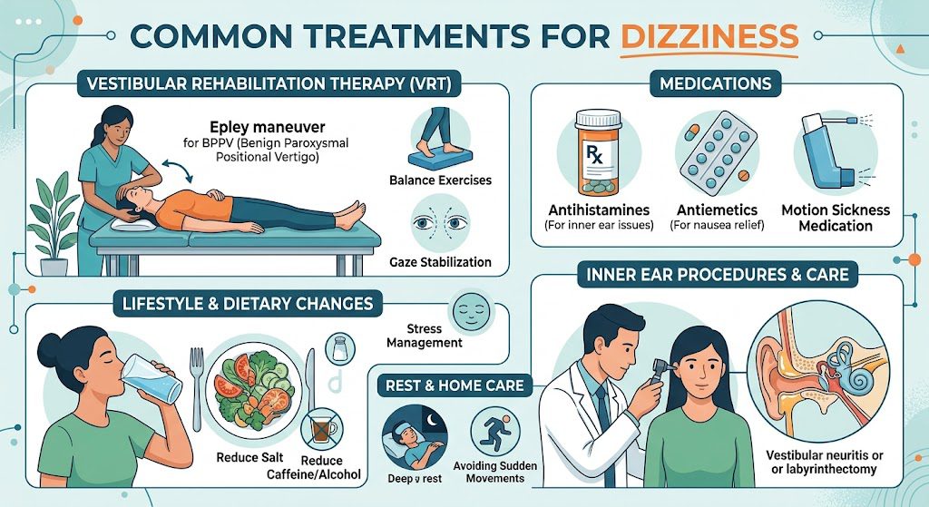 Treatment for dizziness